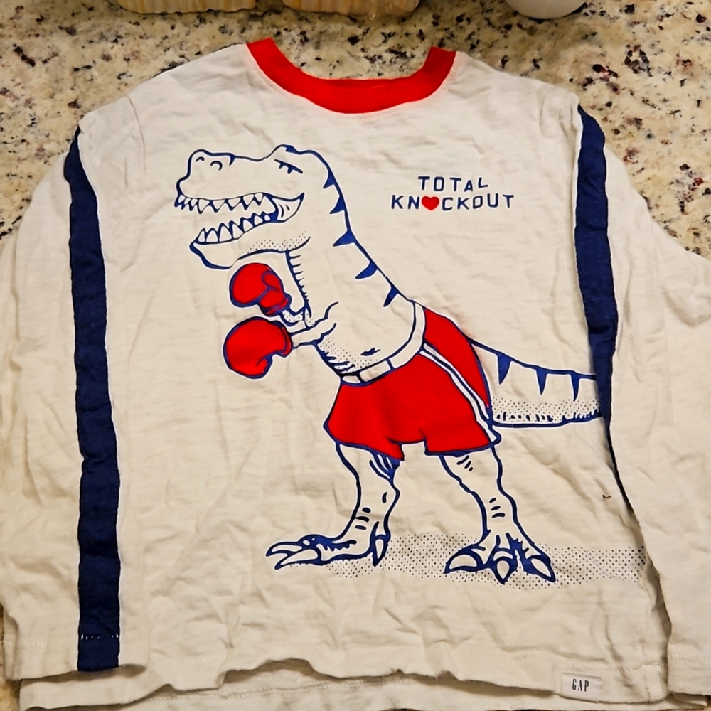 Baby Gap Long sleeve Dinosaur Shirt
